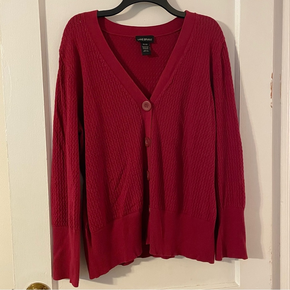 Lane Bryant Burgundy Sweater